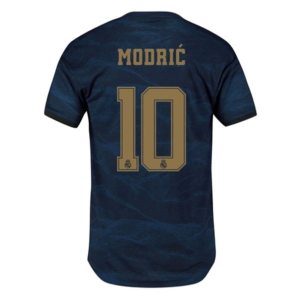 Camiseta Real Madrid NO.10 Modric 2ª 2019-2020 Azul